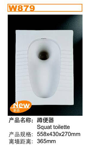 东鹏陶瓷卫浴蹲便器W879产品图集与选购指南